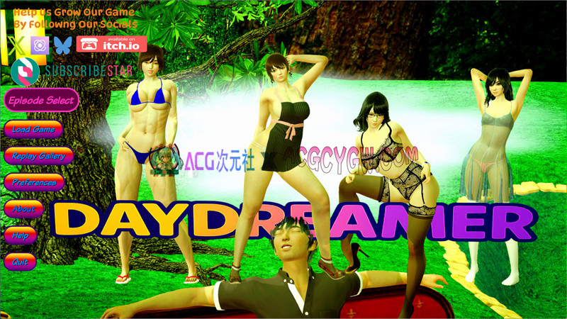【亚洲风SLG/汉化/动态】白日梦想家（DAYDREAMER）Ep.01 AI汉化版【PC+安卓/1.29G】-ACG次元社-单机游戏-电脑游戏、手机游戏下载